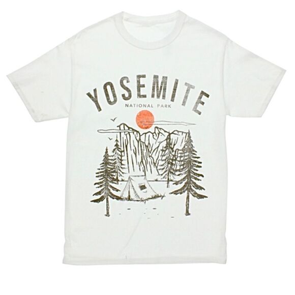 Tops - Yosemite National Park Graphic Tee 100% Cotton